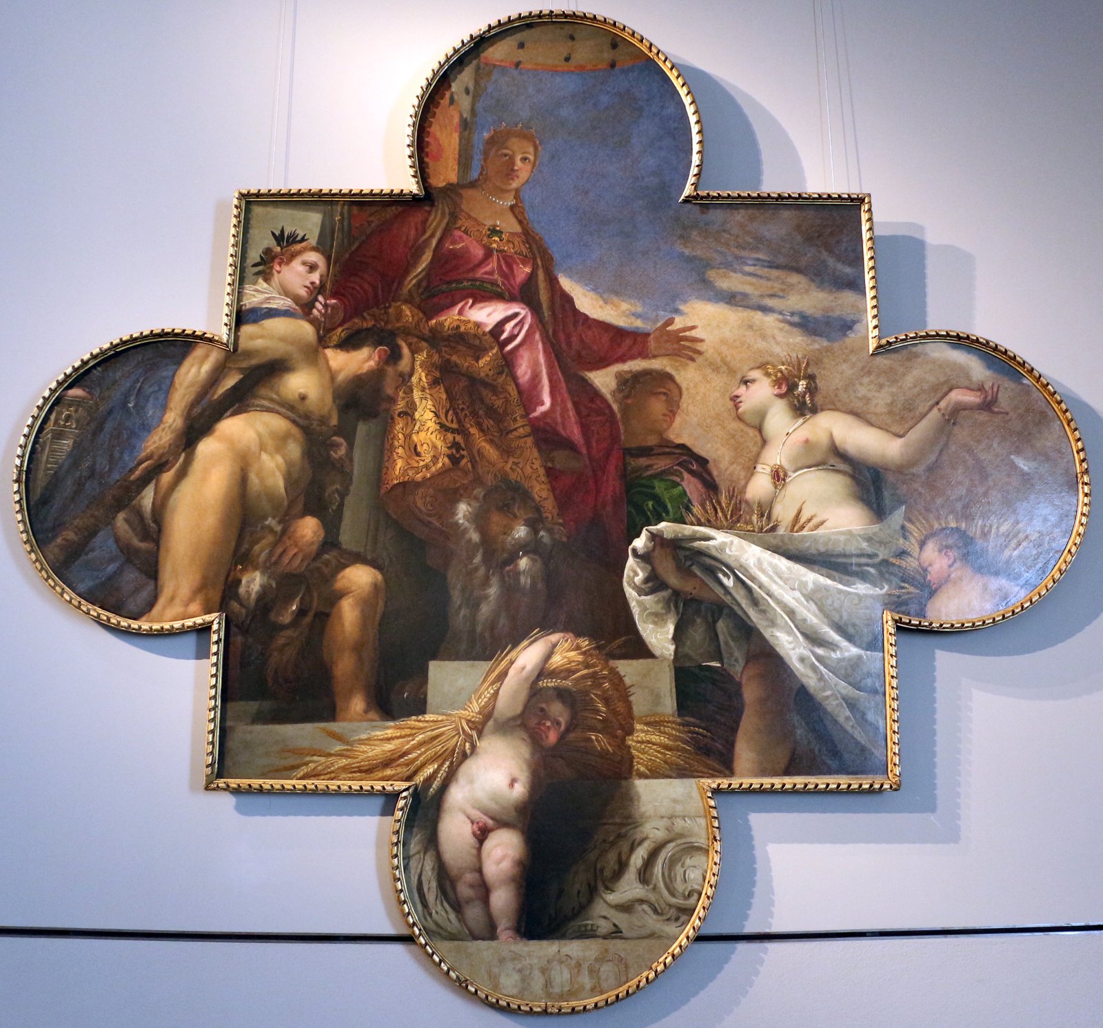 Venise reçoit les hommages d’Hercule et Cérès — reproduction de démonstration