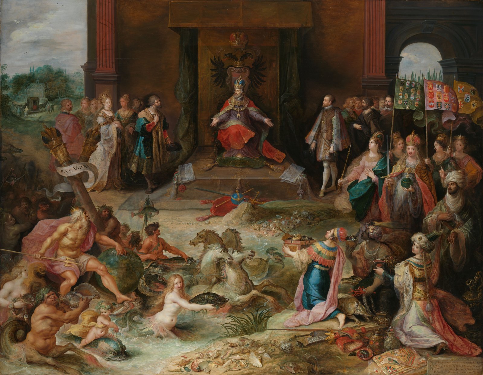 Allégorie de abdication — reproduction de démonstration